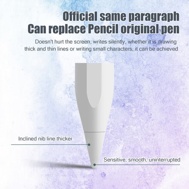 Stylus pen til iPad 2018-2023 Hvid