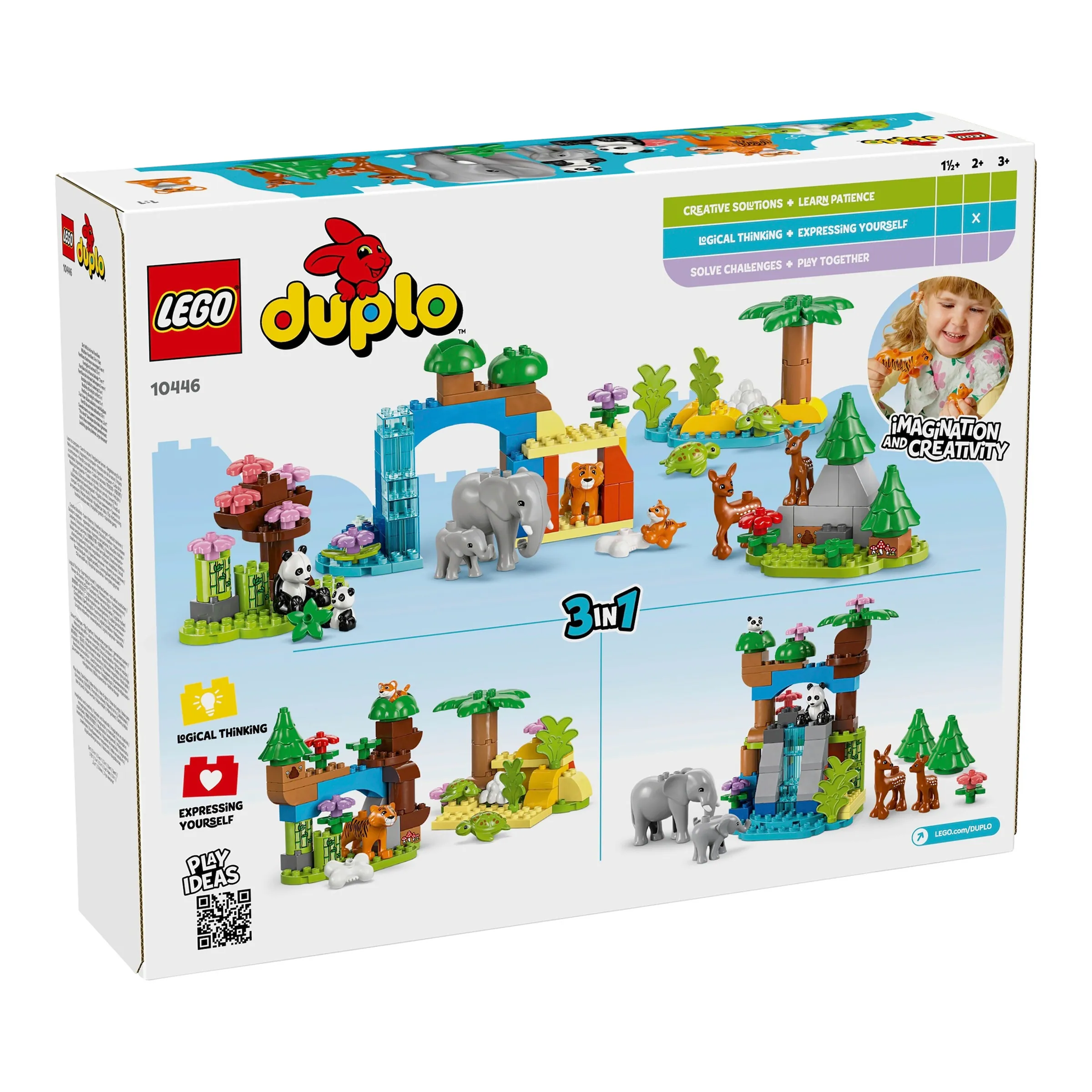 LEGO® - DUPLO® 10446 Wildtier-Familien 3-in-1-Set