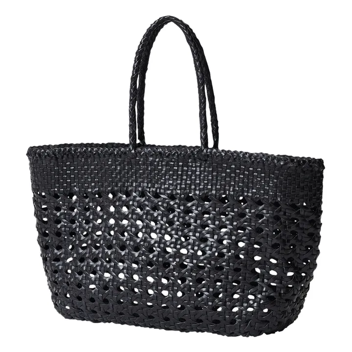 Dragon Diffusion Panier Cannage Kanpur | Noir