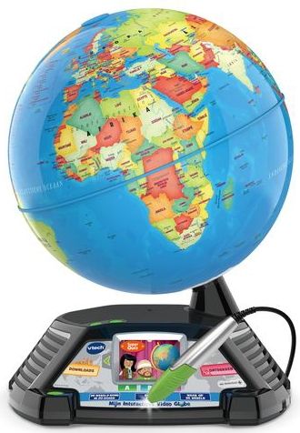 VTech - Mijn Interactieve Video Globe - Educatief Speelgoed - Multicolor - LCD