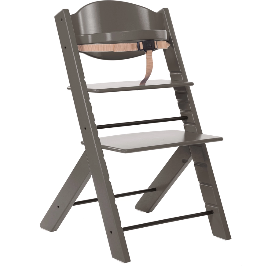 Treppy® Hochstuhl grau + Gratis Sitzkissen Stars
