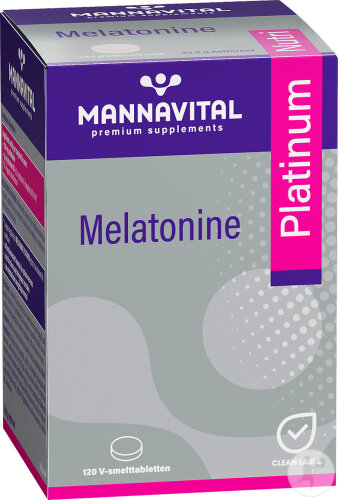 Mannavital Melatonine Platinum 120 V-Comprimes À Sucer