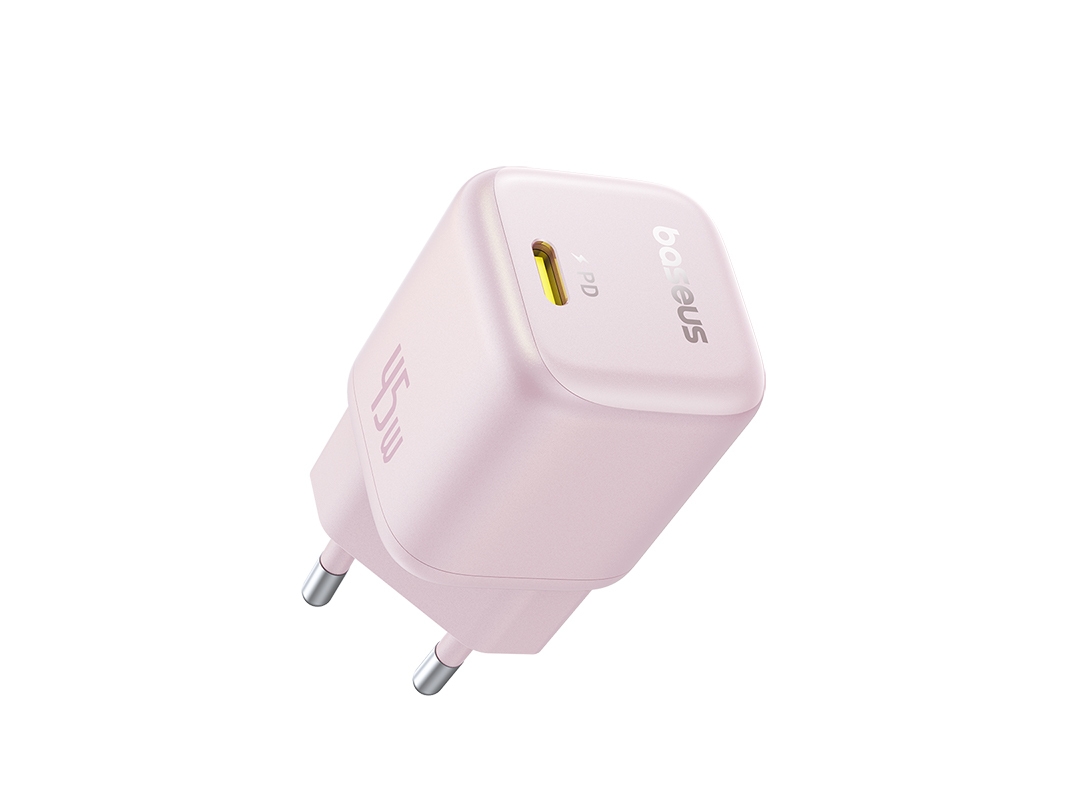CARREGADOR BASEUS BABY PINK PICOGO USB-C 45W