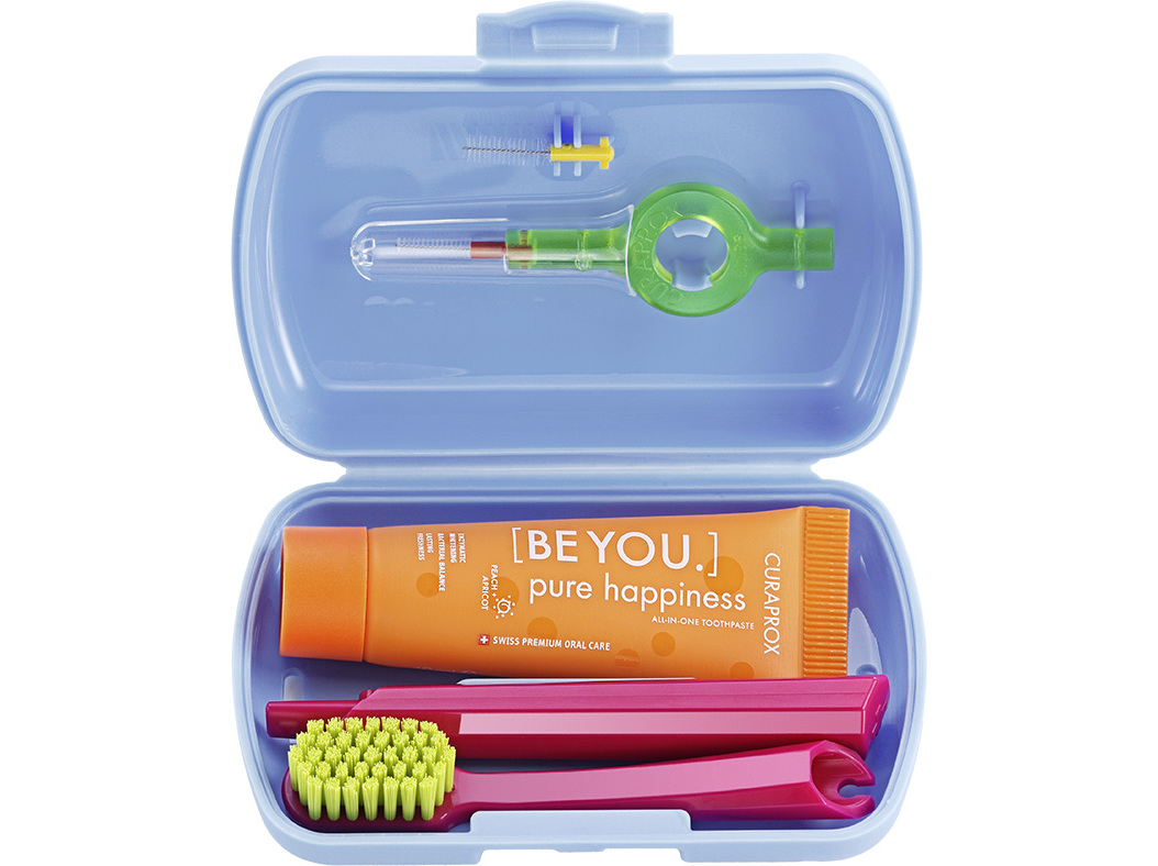 KIT VIAGEM CURAPROX [BE YOU]-AZUL 1 UN