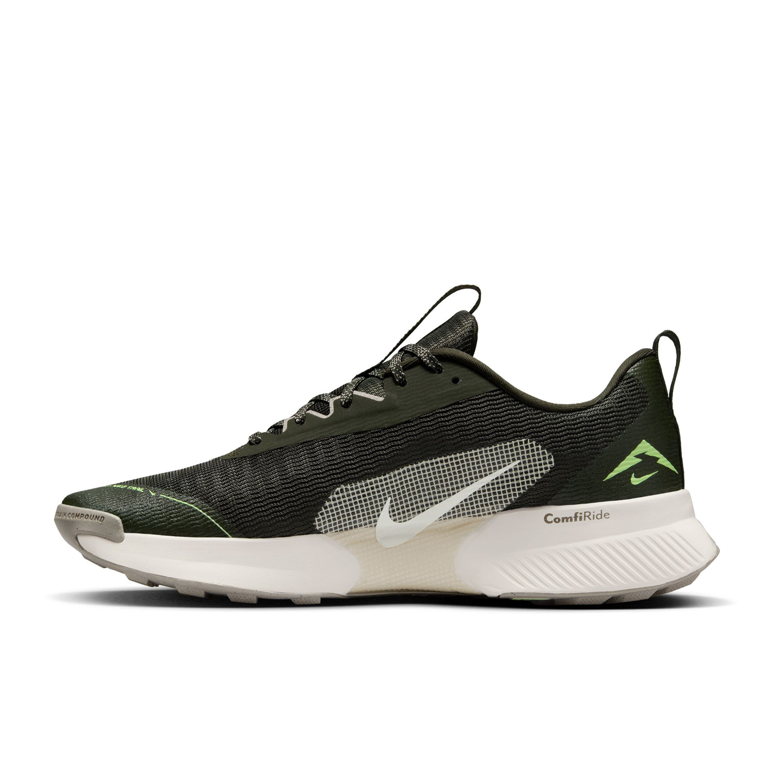 Nike Juniper Trail 3 Chaussure Trail Hommes - Vert Olive , Crème