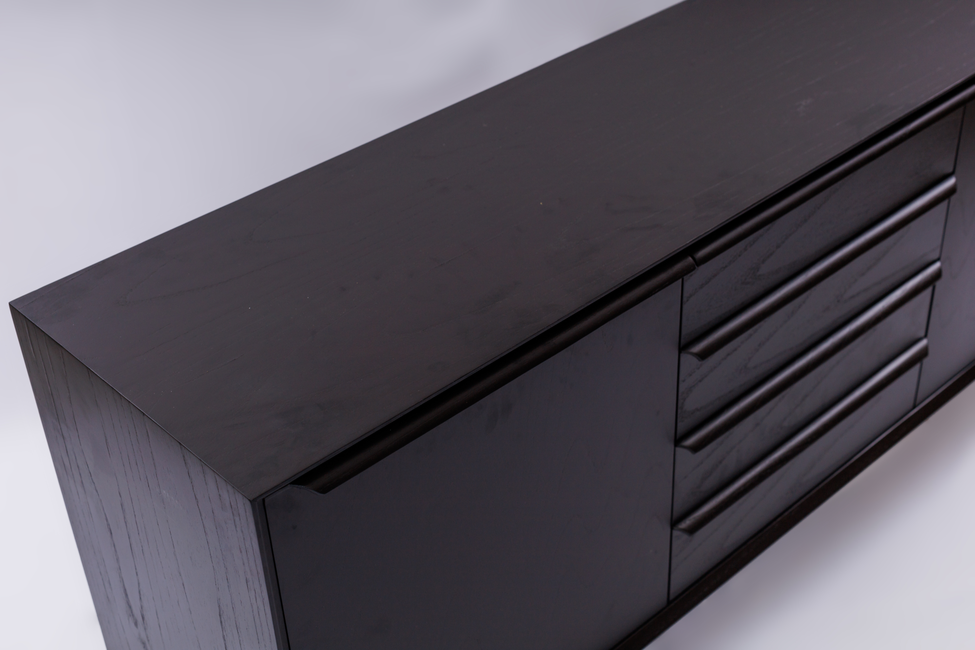 Dressoir Nordby 160 cm zwart