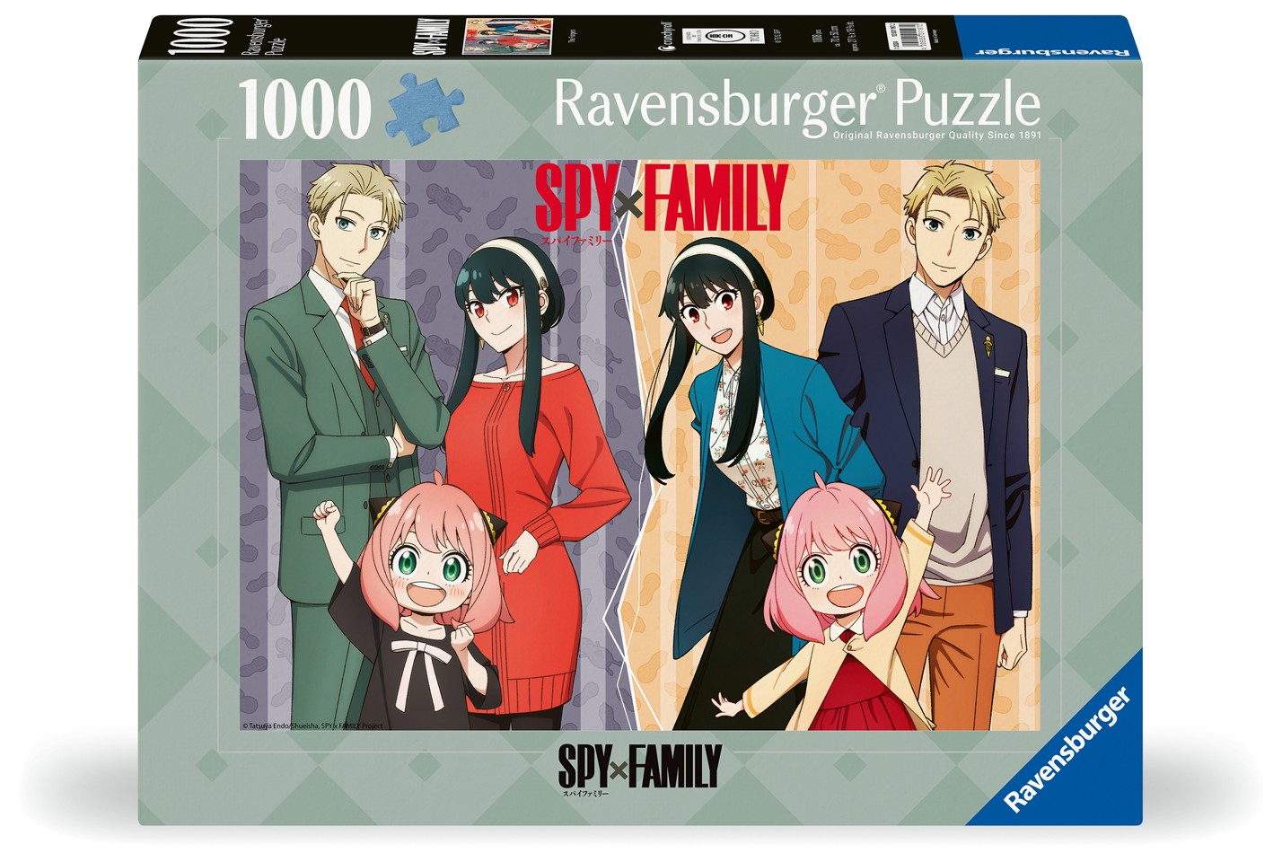 Ravensburger - Puslespil Spy X Family 1000 brikker