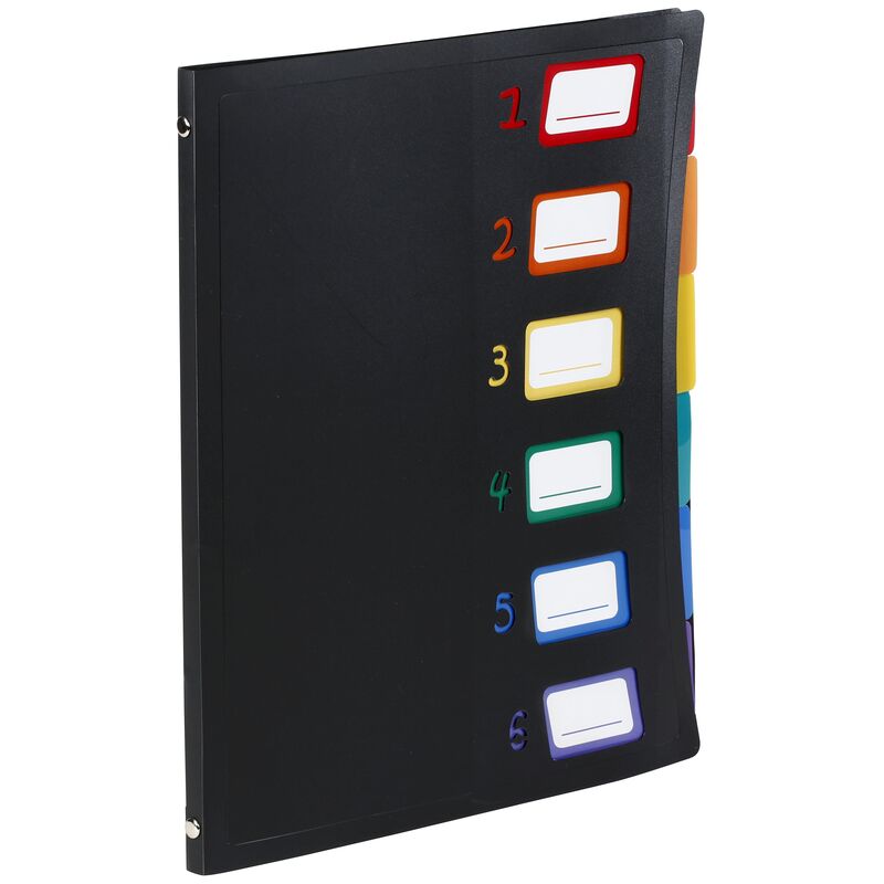 Viquel Organisationsmappe Rainbow Class, A4, schwarz/bunt