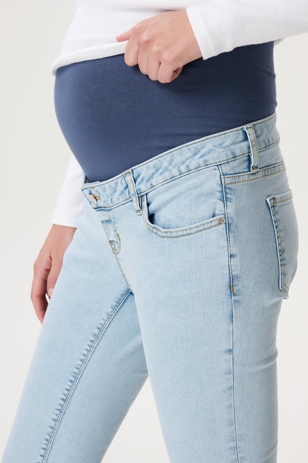 Noppies Maternity Slim jeans Mila 7/8 - Blue Light Wash