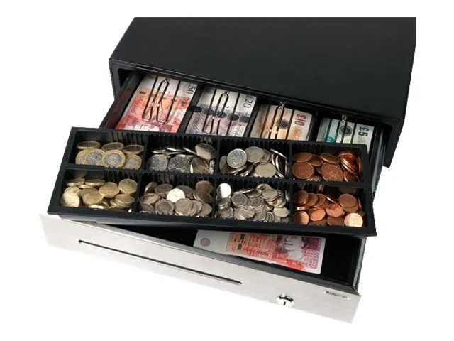 Safescan HD-4141S - Cash Drawer - sort, sølv