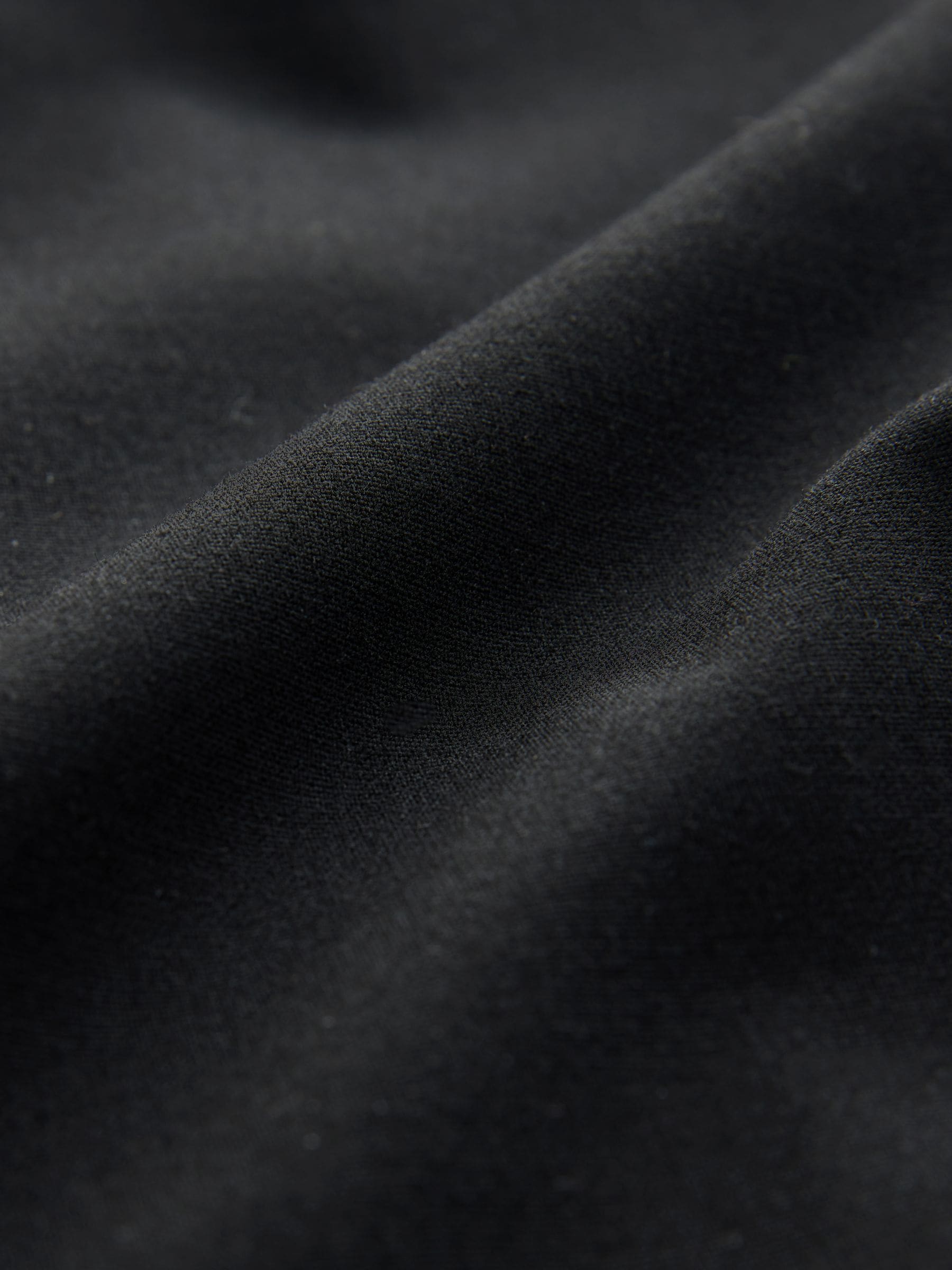 Zwart - Op maat gemaakte blazer met enkele rij knopen van wol