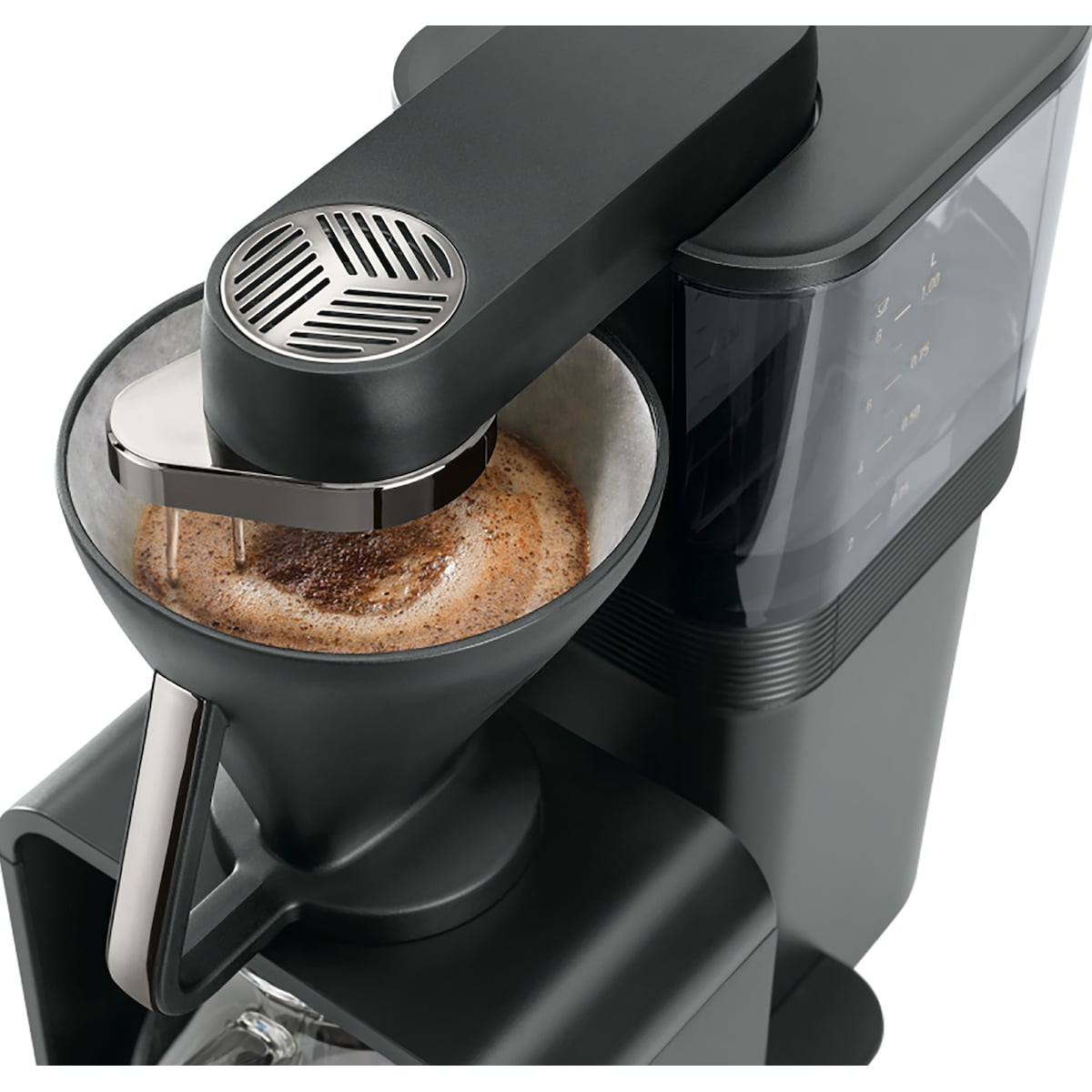 Melitta EPOUR kaffemaskin MEL22425 (sort/krom)
