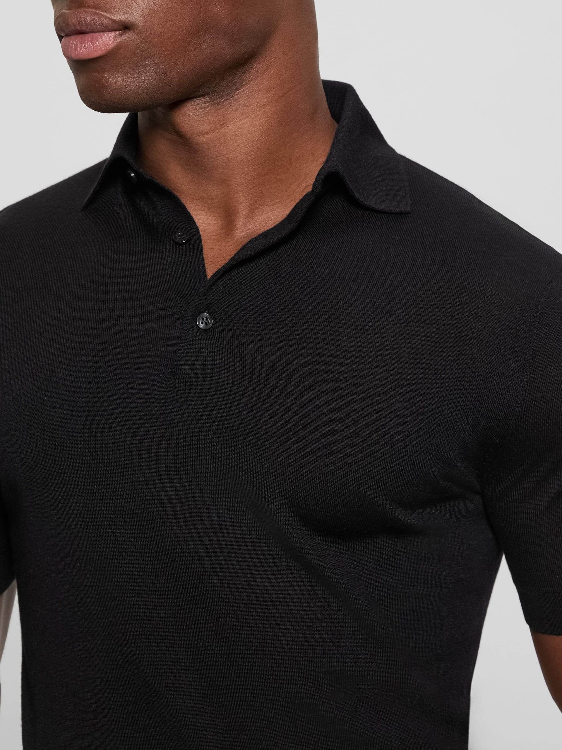 Suéter polo de lã Fred