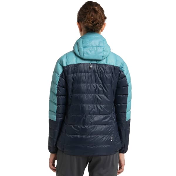 Doudoune ski de randonnée HAGLÖFS L.I.M DOWN HOOD W TARN BLUE/FROST BLUE