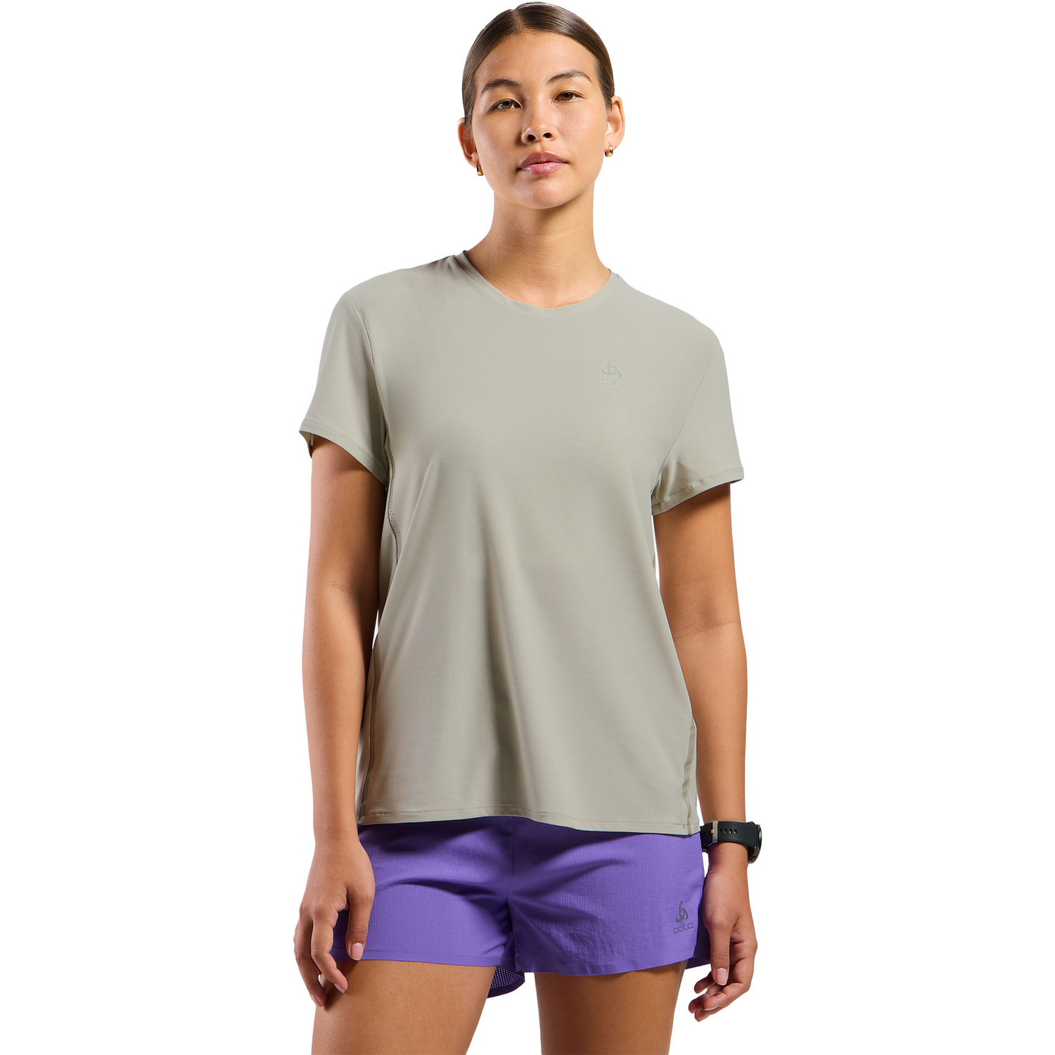 Odlo Zeroweight Shirt 2in1 Short Set Dames