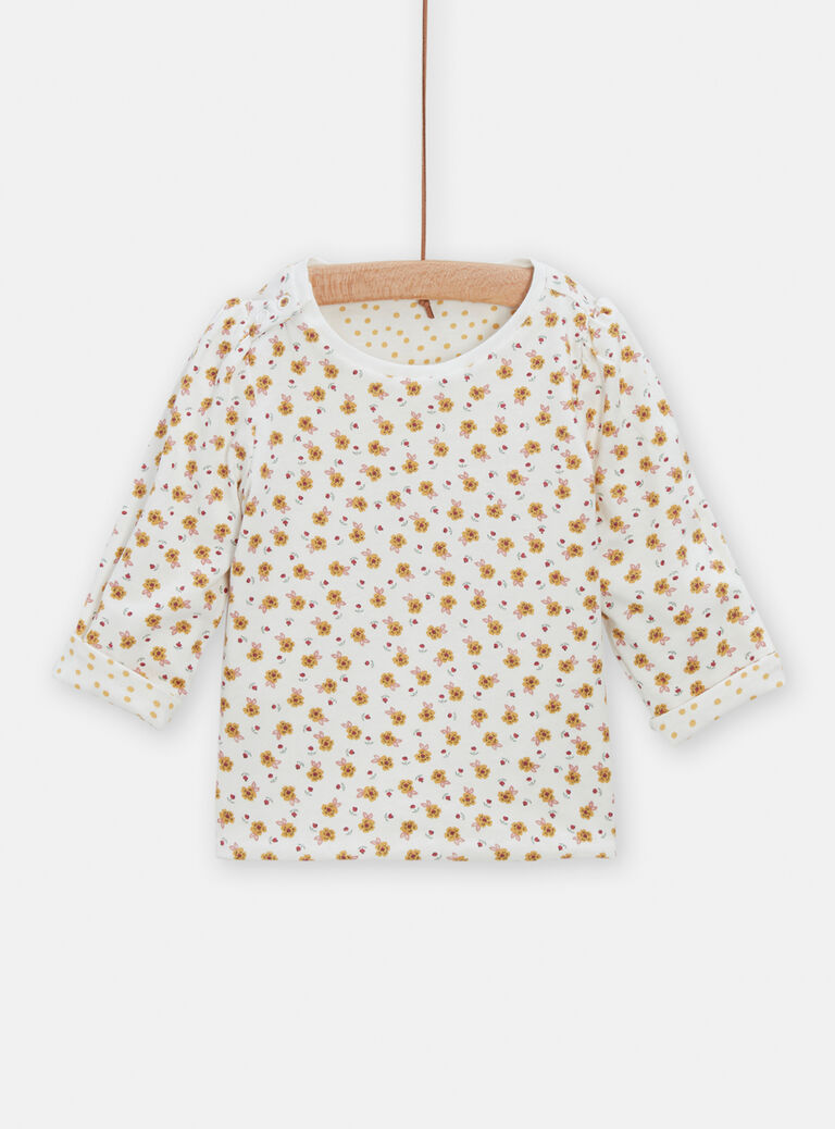 T-shirt réversible pour bébé fille