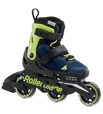 Rollerblade Rollschuhe - Microblade 3WD - Blue/Lime - In