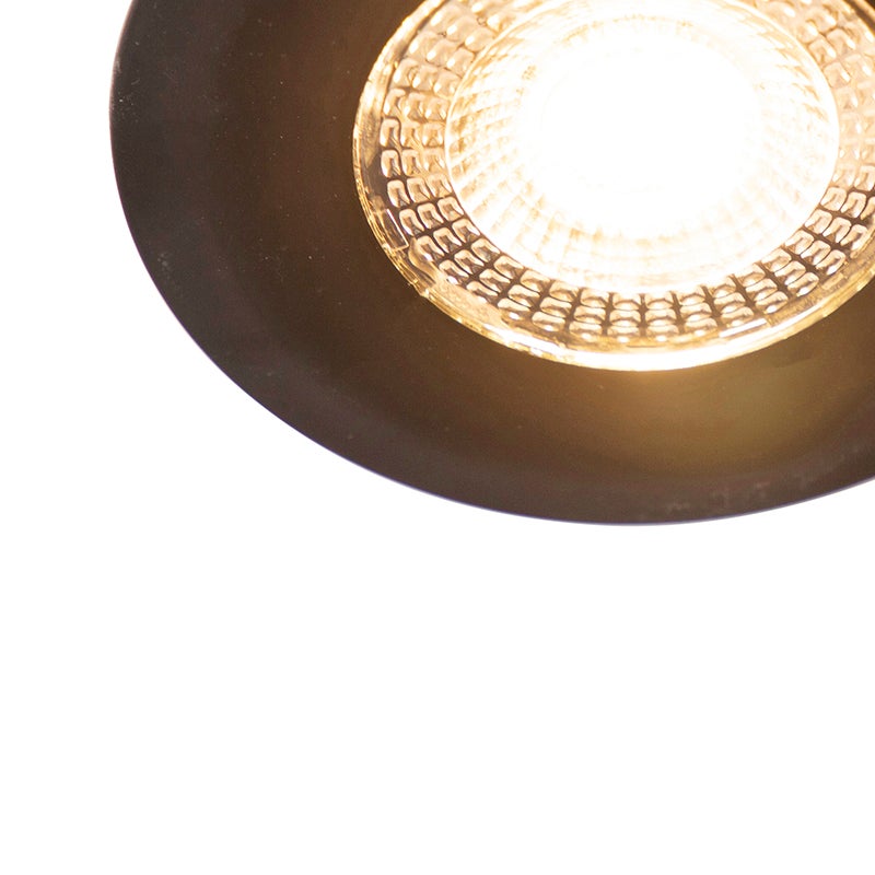 Inbouwspot zwart incl. LED 3-traps dimbaar - Ulo