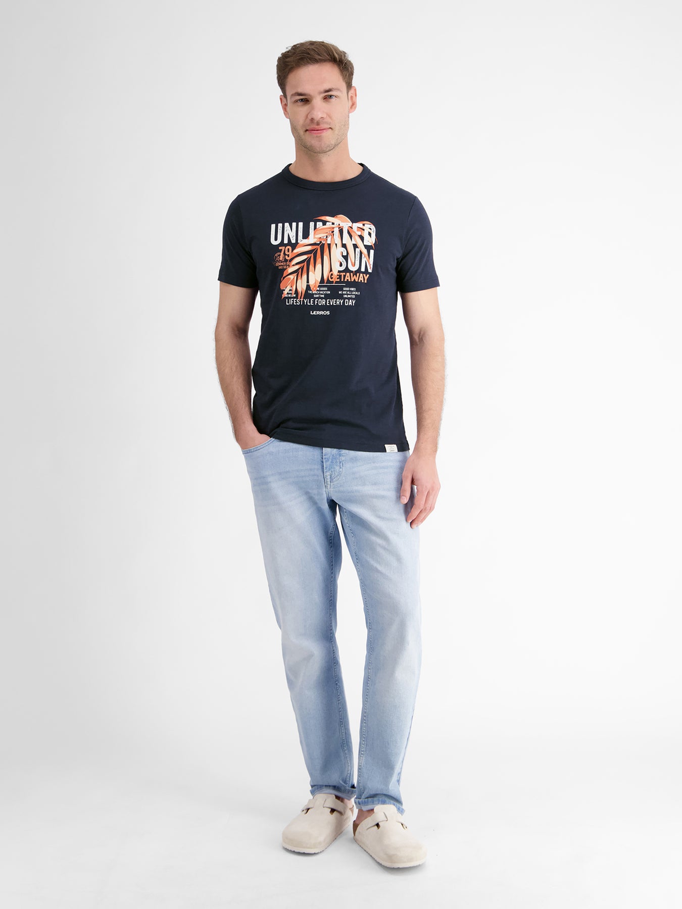 Herren T-Shirt mit Brustprint