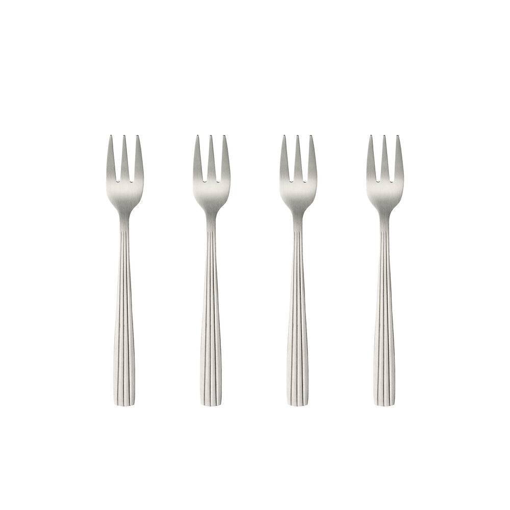 RAW  Kagegafler, 4 dele - Mat stål