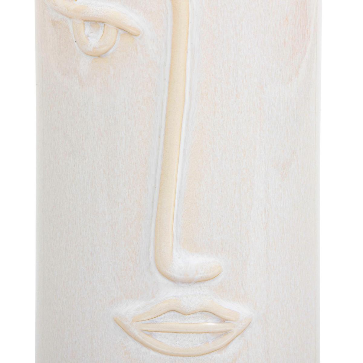 VASE CERAMIQUE REACTIVE VISAGE SOLEYA H.25CM