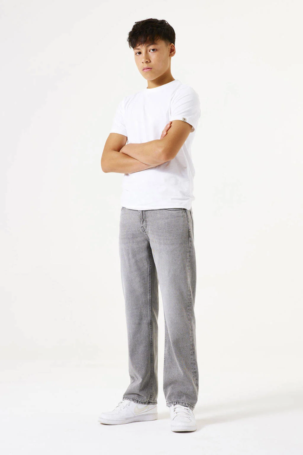 Garcia straight leg jeans grey denim