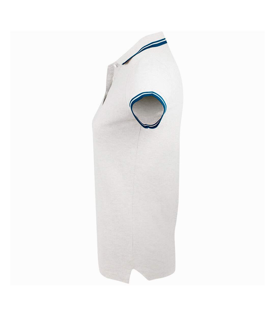 SOLS - Polo manches courtes PASADENA - Femme (Blanc/bleu) - UTPC2432