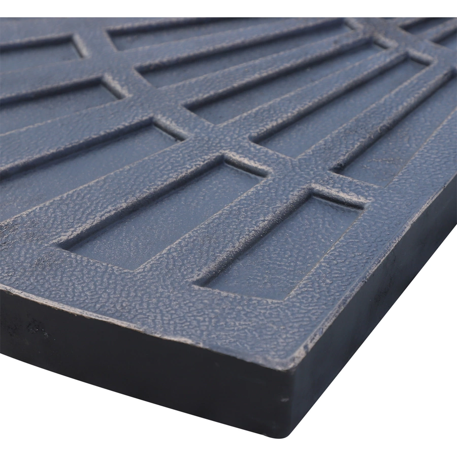 Outsunny Platten-Schirmständer mit Handgriff bronze