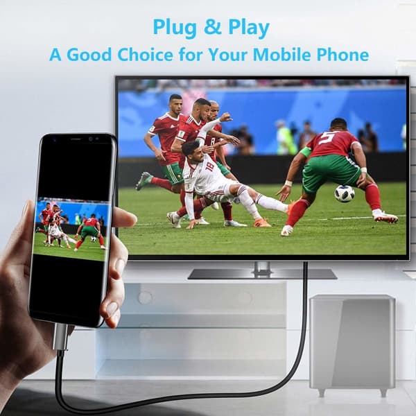 INF USB-C til HDMI-kabel 4K - 2 meter