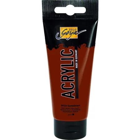 SOLO GOYA Acrylic Dunkelbraun 100 ml Tube