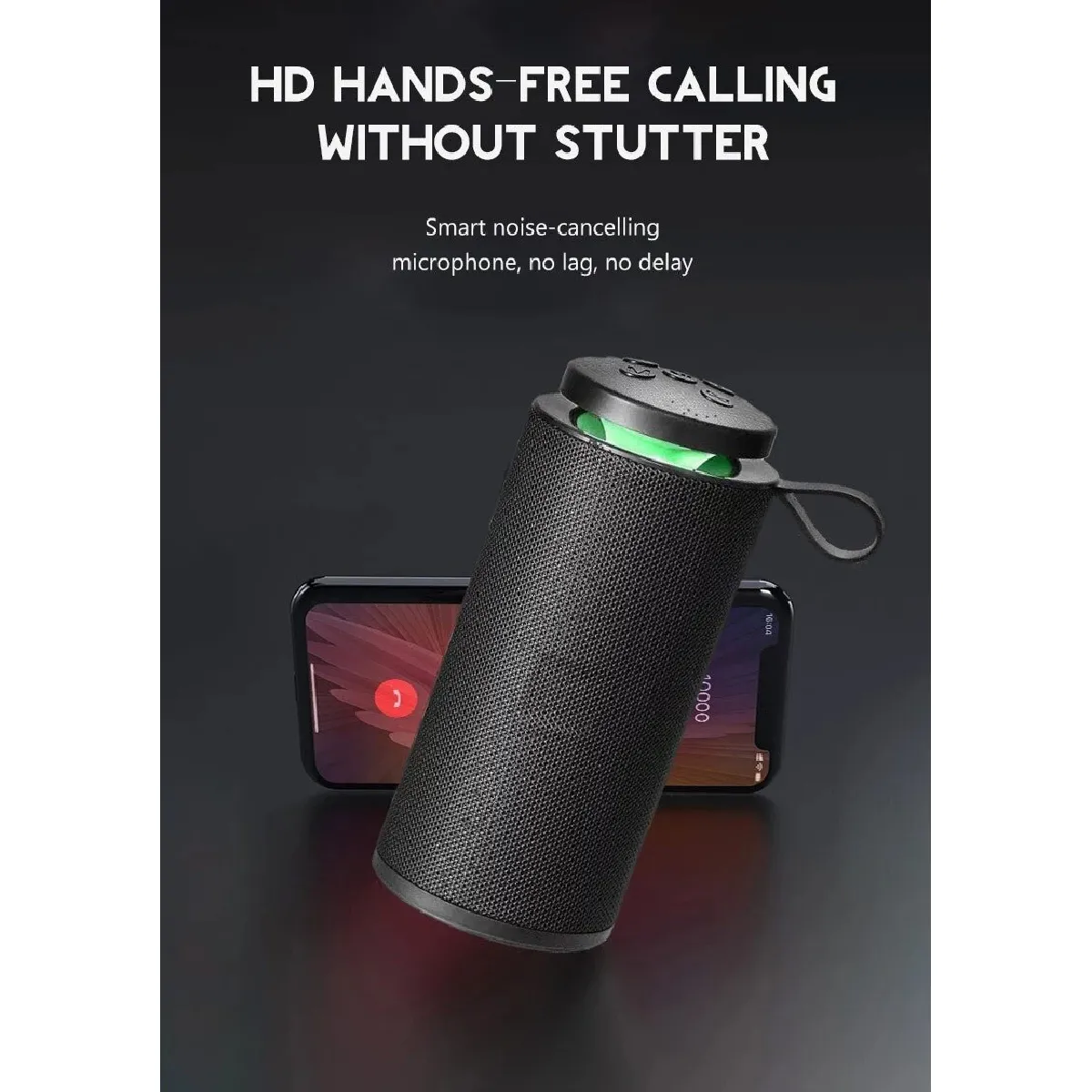 Universal Enceinte Bluetooth LED extérieure - Noir