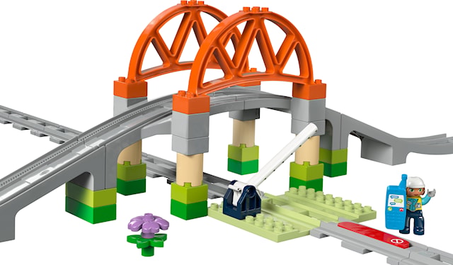 Utvidelsessett med togbro og skinner LEGO® DUPLO® Town (10426)