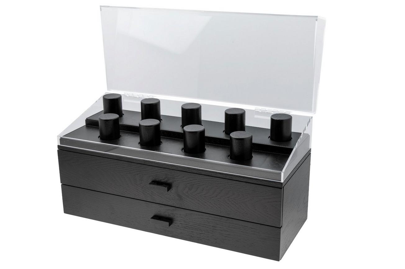Holme & Hadfield Legacy Watch Display Case LGP-BK-985-1 Black, horloge display voor 17 stuks