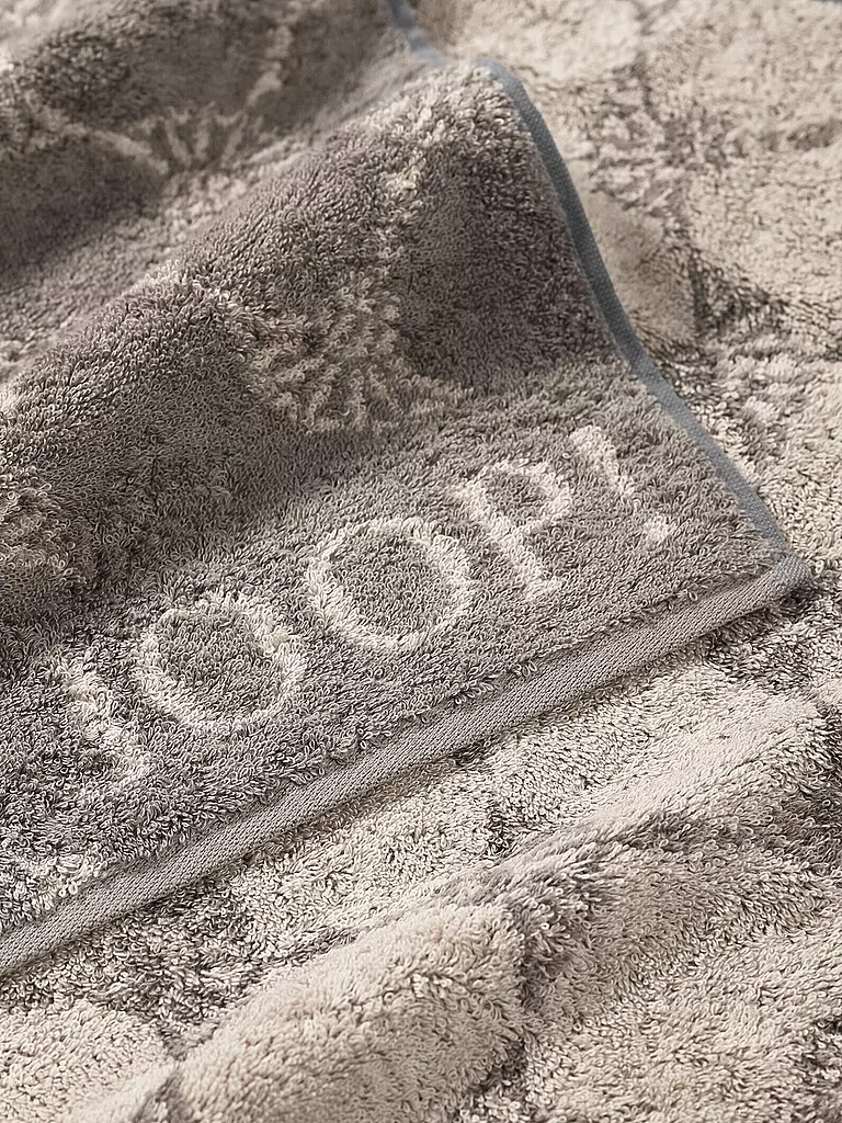 JOOP Gästetuch Cornflower 30x50cm Graphit grau