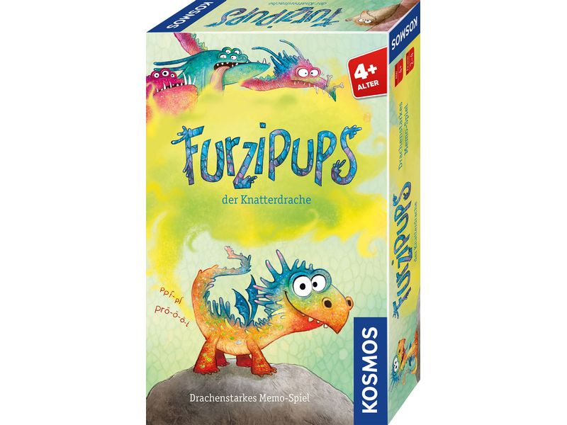 Kosmos Kinderspiel Furzipups der Knatterdrache Familienspiel für Kinder