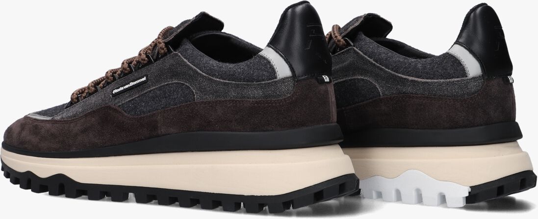 grijze floris van bommel lage sneakers sfm-10248 de gripper
