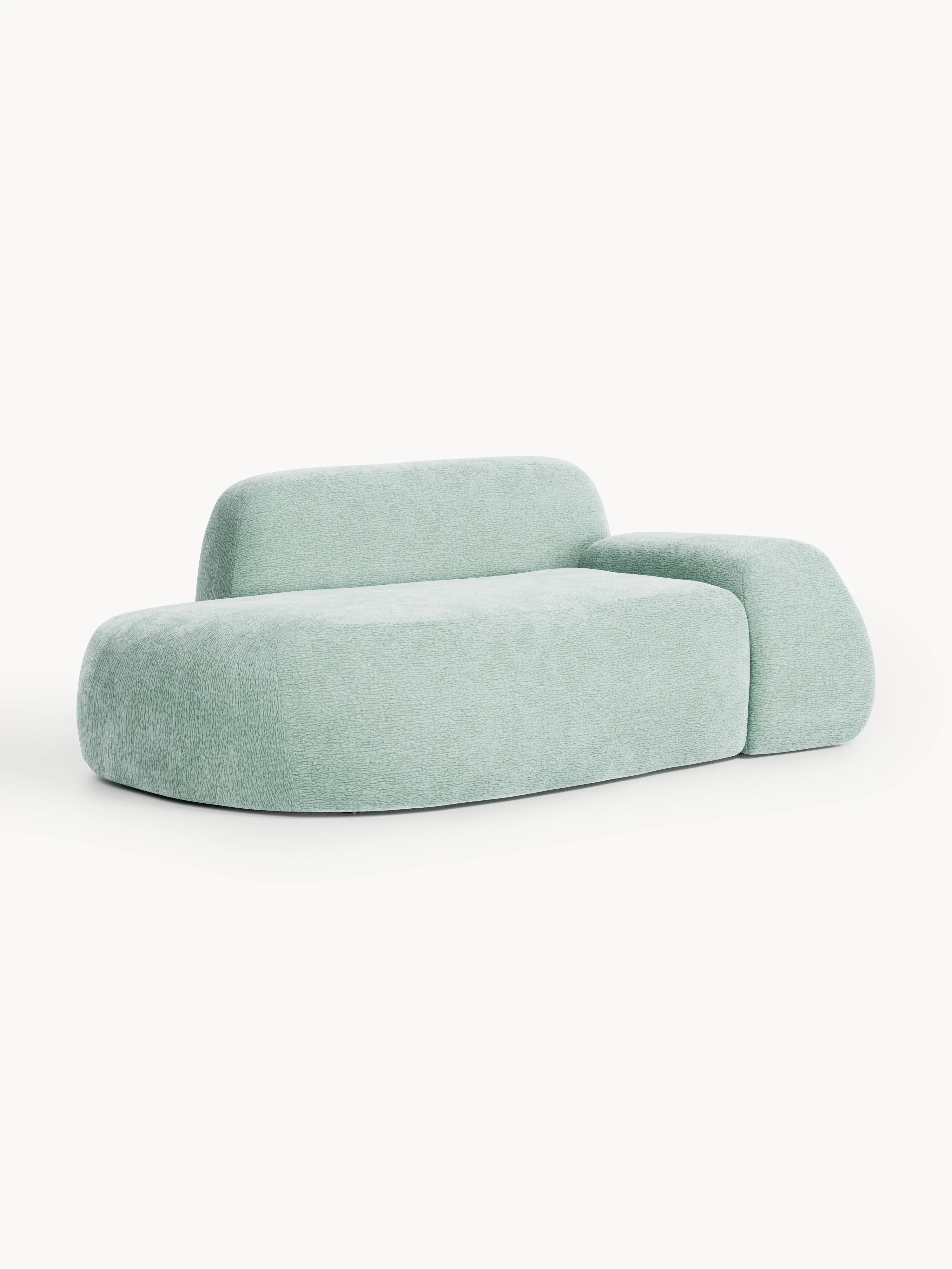 Bank Wolke (2-zits) met chaise longue