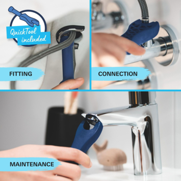 Grohe wastafelkraan Start edge S-size QuickFix chroom