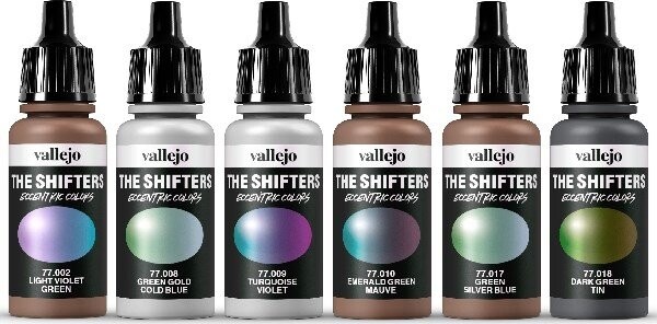 Vallejo - Shifters Galaxy Dust Maling Sæt Til Modelhobby - 6X17 ML