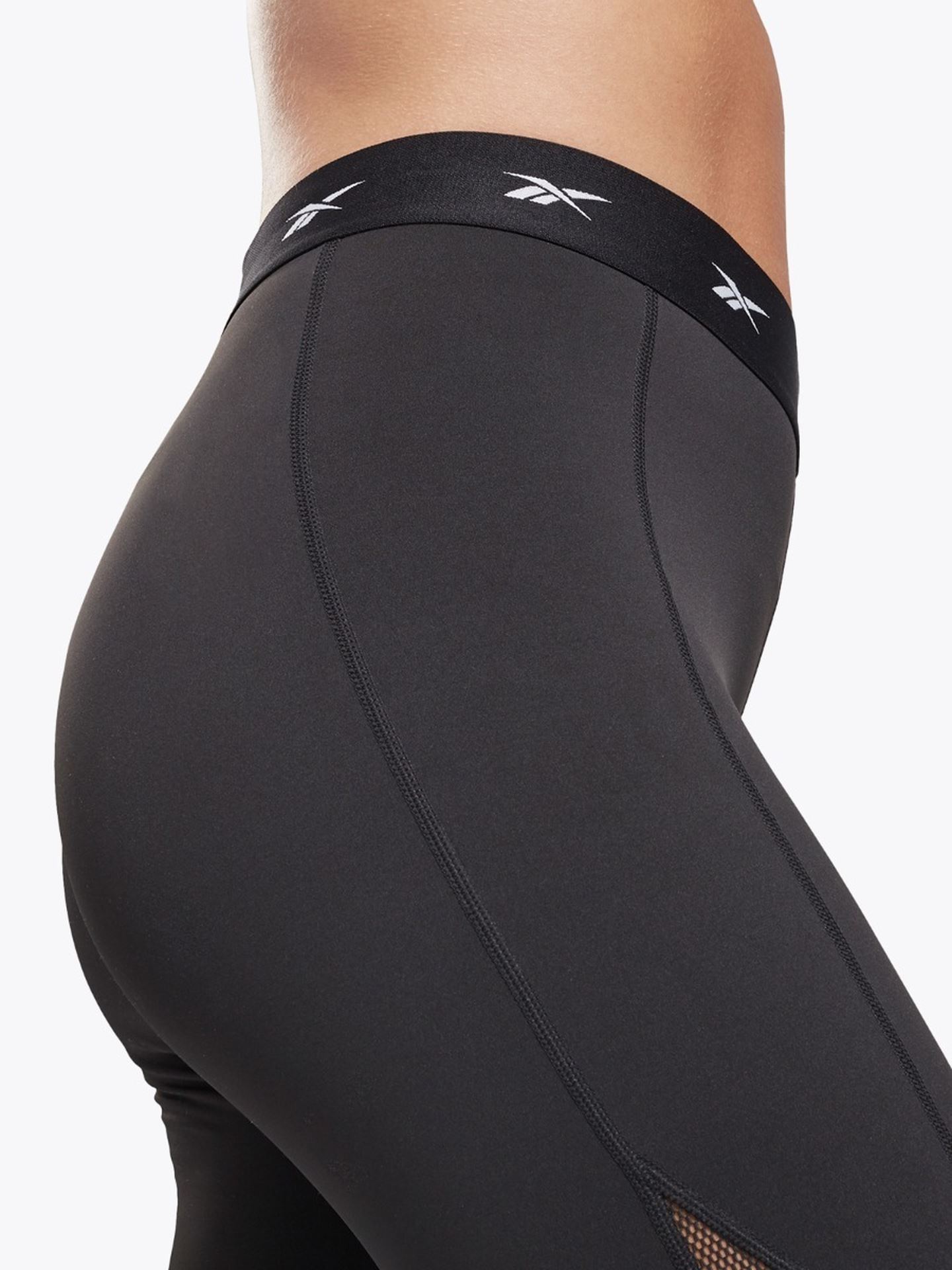 SH HighRise Black Mesh Tight