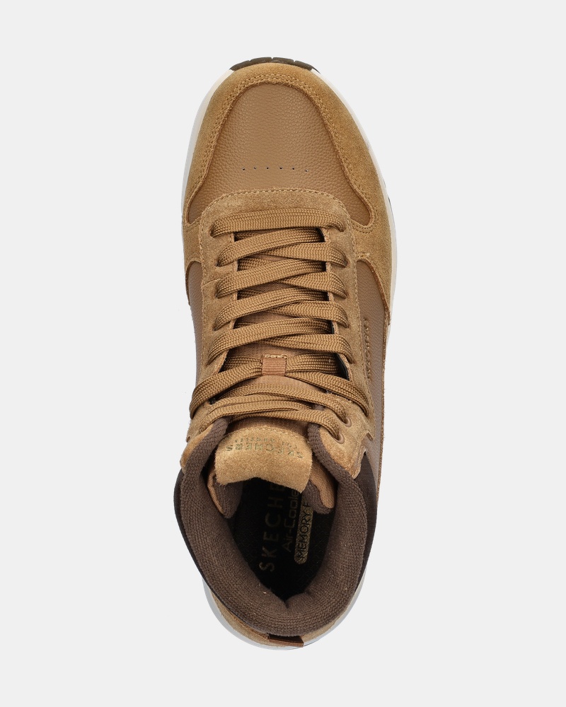 Skechers Uno Stacre Mid Hoge sneakers  - cognac