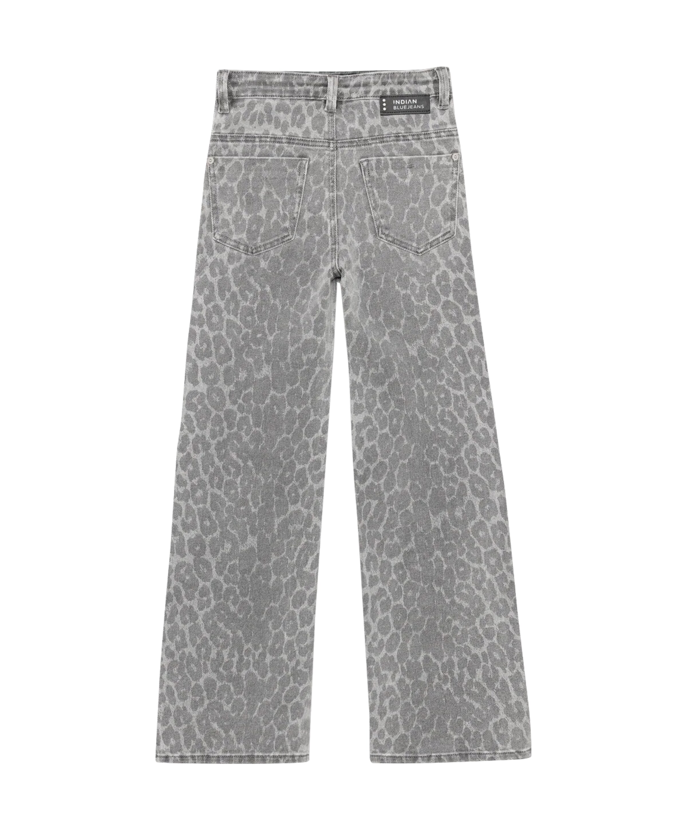 Indian Blue Jeans Wide Fit uniseks jeans  grijs