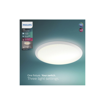 Philips Plafondlamp Cavanal LED 27K Wit 18W