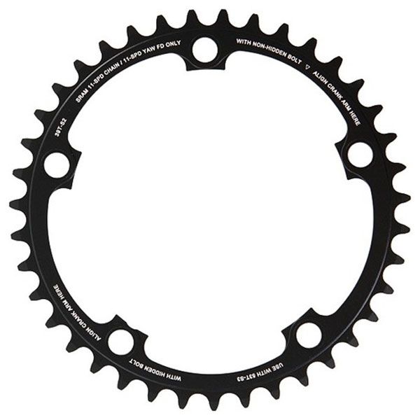 SRAM Red22 11-fach Road Kettenblatt 39 Zähne 130mm Alu schwarz kaufen | Bike-Discount
