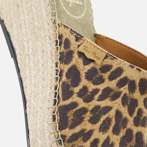 Toni Pons Ivori Leopard Espadrilles bruin Leer