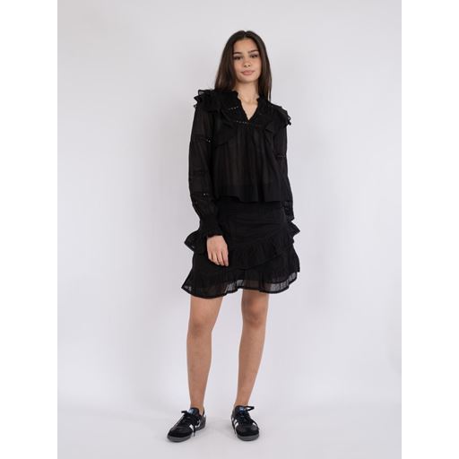 Neo Noir Aurika S Voile Bluse, Black, 36