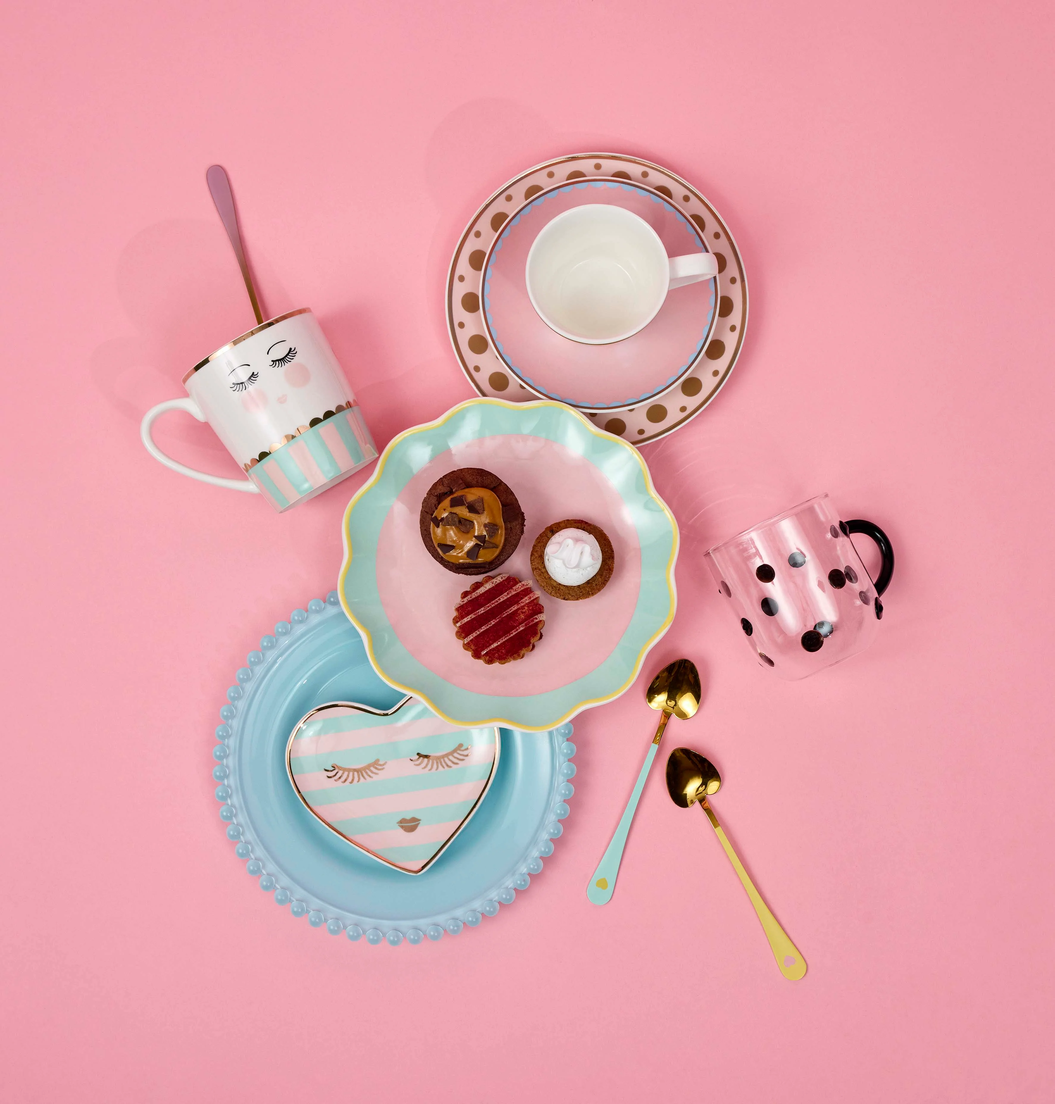 Miss Étoile  Heart teaspoon set - 4 stk.