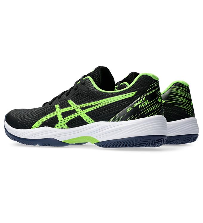 ASICS GEL-GAME 9 PADEL 1041A336 BLACK-ELECTRIC-LIME