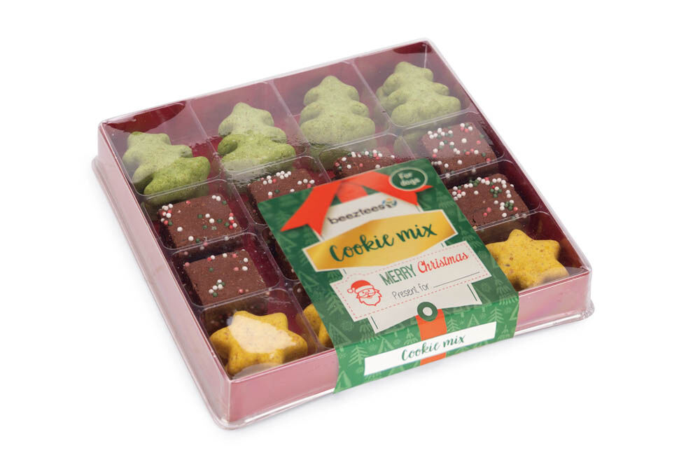 Beeztees mix - Kerstkoekjes - doos - 32 Stuks