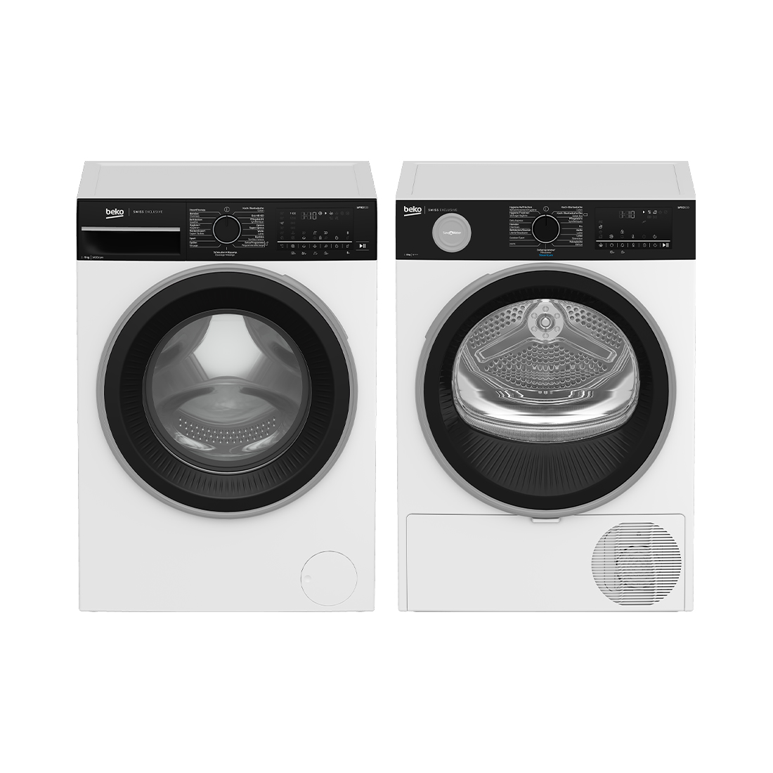 beko WM550 9kg & TR550 8kg Waschturm